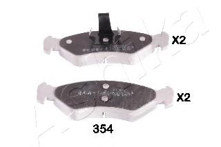 50-03-354 ASHIKA Brake Pad Set, disc brake