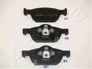 50-04-407 ASHIKA Brake Pad Set, disc brake