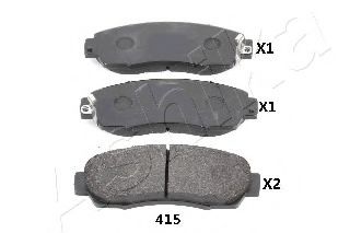 50-04-415 ASHIKA Brake Pad Set, disc brake