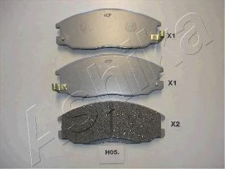 50-H0-005 ASHIKA Brake Pad Set, disc brake