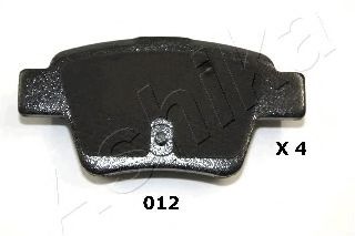 51-00-012 ASHIKA Brake Pad Set, disc brake