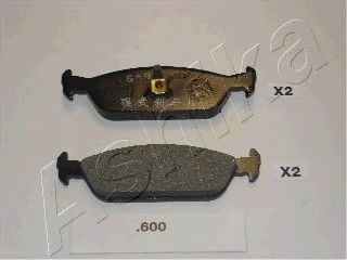 51-06-600 ASHIKA Brake Pad Set, disc brake