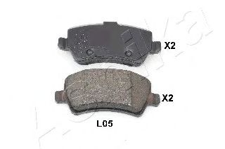 51-0L-L05 ASHIKA Brake System Brake Pad Set, disc brake