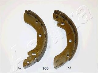 55-01-106 ASHIKA Brake System Brake Shoe Set
