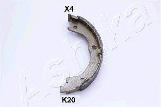 55-0K-K20 ASHIKA Brake Shoe Set, parking brake