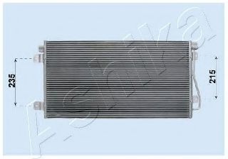 CND093045 ASHIKA Condenser, air conditioning