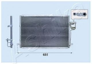 CND333028 ASHIKA Condenser, air conditioning