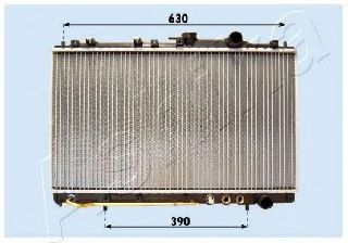 RDA283102 ASHIKA Radiator, engine cooling