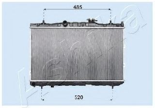 RDA333030 ASHIKA Cooling System Radiator, engine cooling