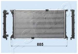 RDC092032 ASHIKA Radiator, engine cooling