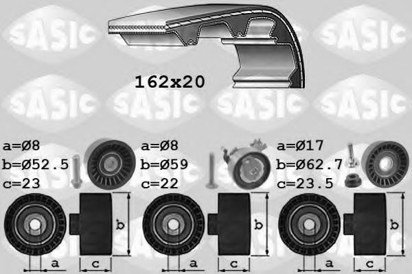1756064 SASIC Belt Drive Timing Belt Kit