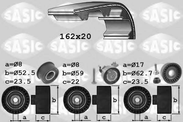 1756065 SASIC Belt Drive Timing Belt Kit