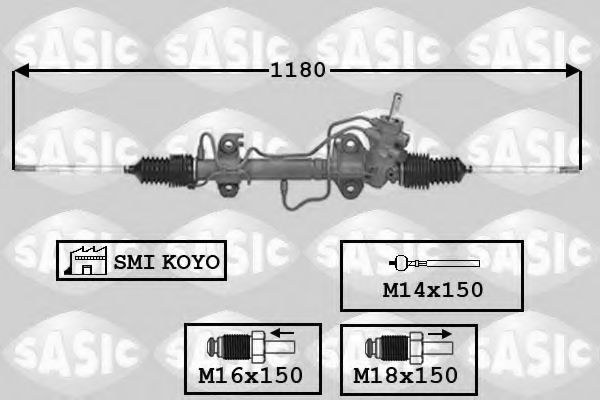 7006120 SASIC Комплект ходовой части, пружины