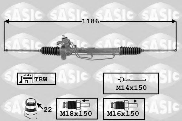 7006142 SASIC Steering Gear