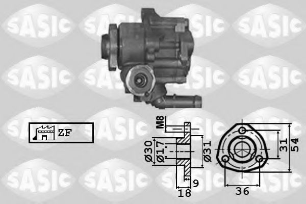 7076023 SASIC Steering Hydraulic Pump, steering system