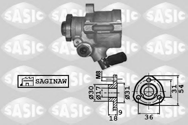 7076039 SASIC Steering Hydraulic Pump, steering system