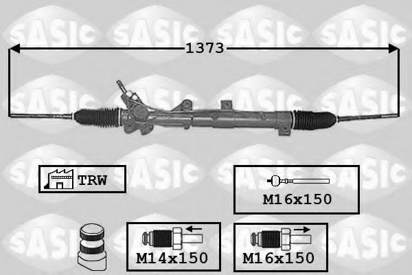 7006051 SASIC Steering Gasket Set, steering gear
