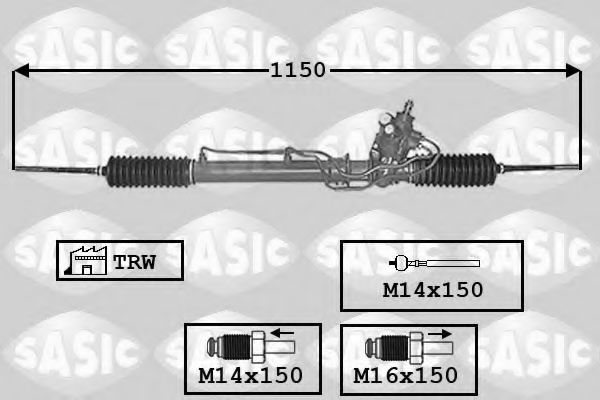 7006162 SASIC Рулевое управление Рулевой механизм