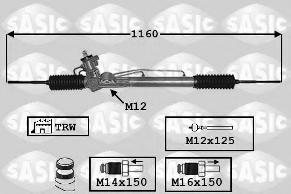 7006163 SASIC Рулевой механизм