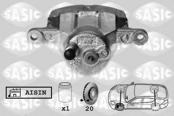6506092 SASIC Brake System Brake Caliper