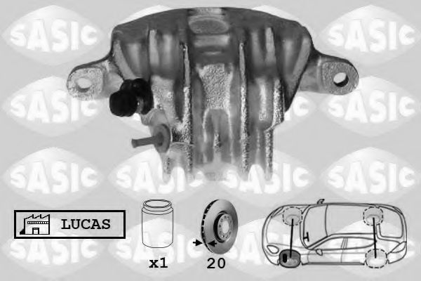 SCA0052 SASIC Brake System Brake Caliper