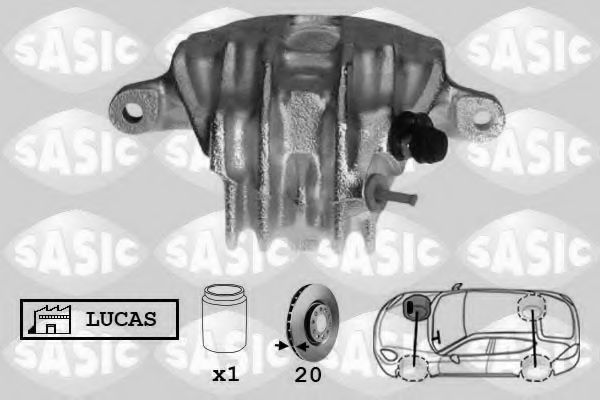 SCA0053 SASIC Brake System Brake Caliper