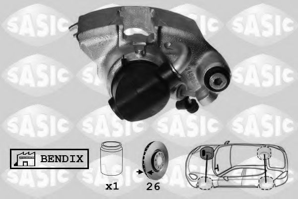 SCA0059 SASIC Brake System Brake Caliper