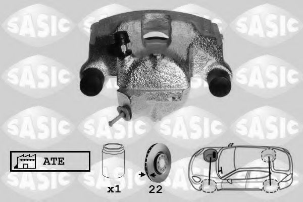 SCA6077 SASIC Brake System Brake Caliper