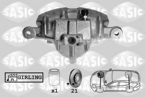 SCA6129 SASIC Brake System Brake Caliper