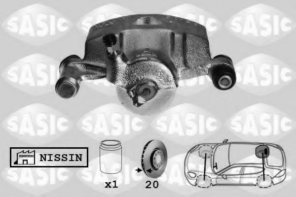SCA6147 SASIC Brake System Brake Caliper