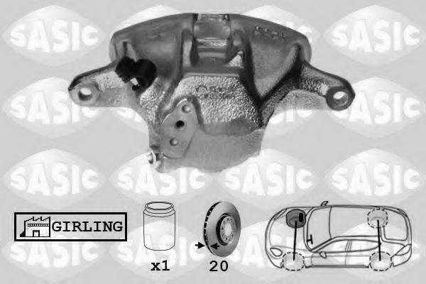 SCA6169 SASIC Brake System Brake Caliper