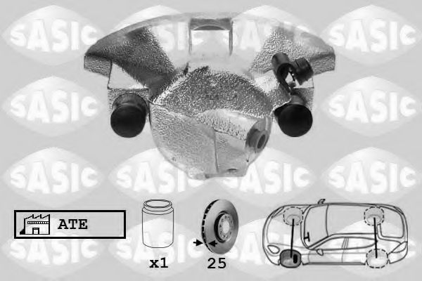 SCA6184 SASIC Brake System Brake Caliper