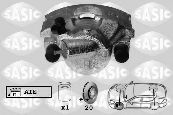 SCA6188 SASIC Brake System Brake Caliper