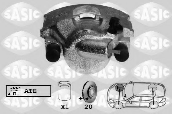 SCA6189 SASIC Brake System Brake Caliper