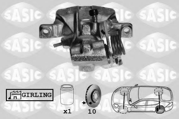 SCA6198 SASIC Brake System Brake Caliper