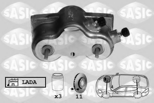 SCA6261 SASIC Brake System Brake Caliper