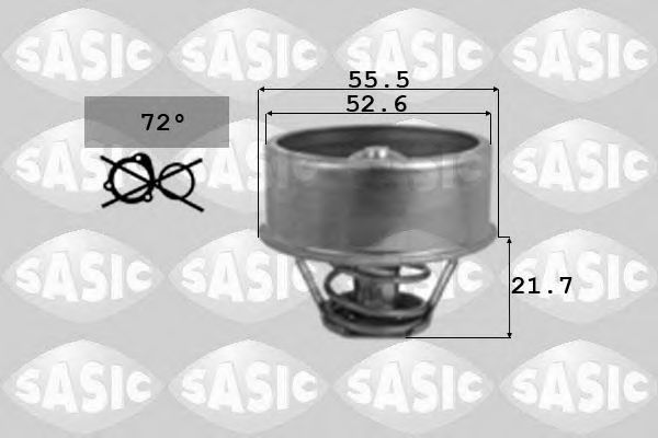 3371251 SASIC Cooling System Thermostat, coolant