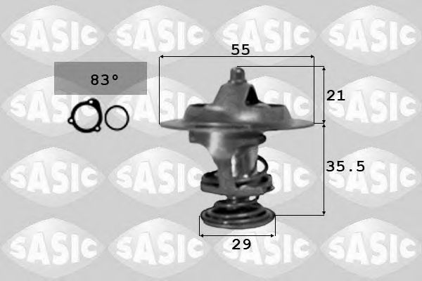 3381231 SASIC Cooling System Thermostat, coolant