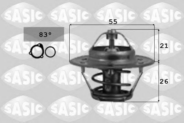 3381391 SASIC Cooling System Thermostat, coolant