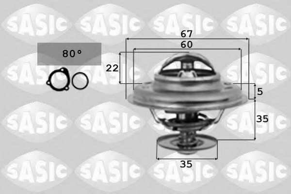 9000337 SASIC Cooling System Thermostat, coolant