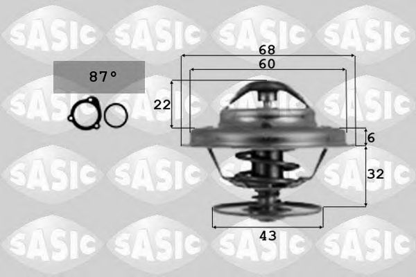 9000367 SASIC Cooling System Thermostat, coolant