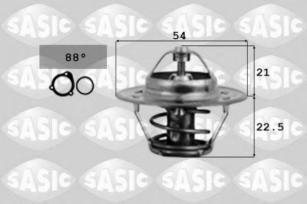9000391 SASIC Thermostat, coolant
