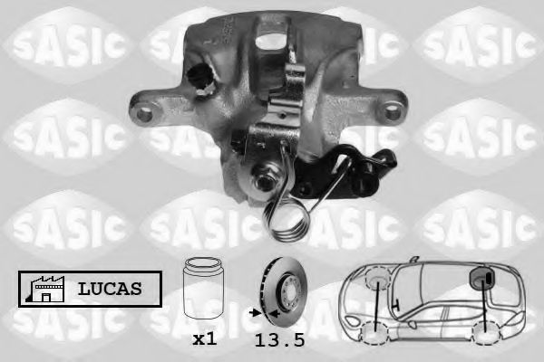 6506079 SASIC Brake System Brake Pad Set, disc brake