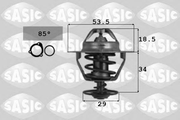 3306029 SASIC Cooling System Thermostat, coolant