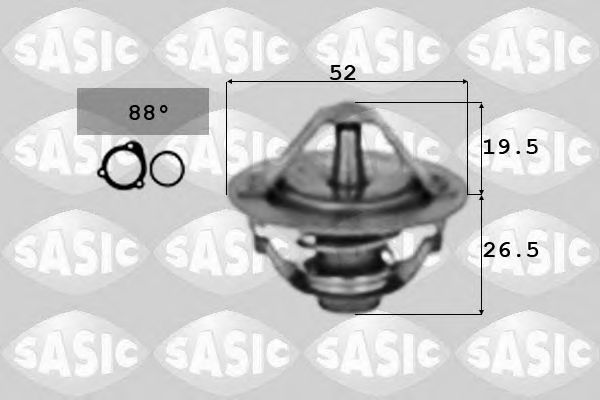 3306032 SASIC Cooling System Thermostat, coolant