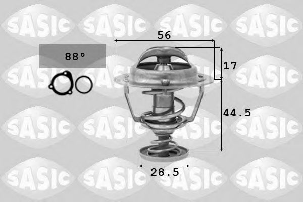 3306039 SASIC Cooling System Thermostat, coolant