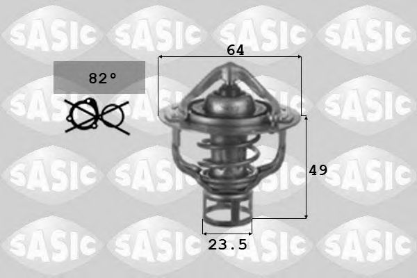 3306044 SASIC Cooling System Thermostat, coolant