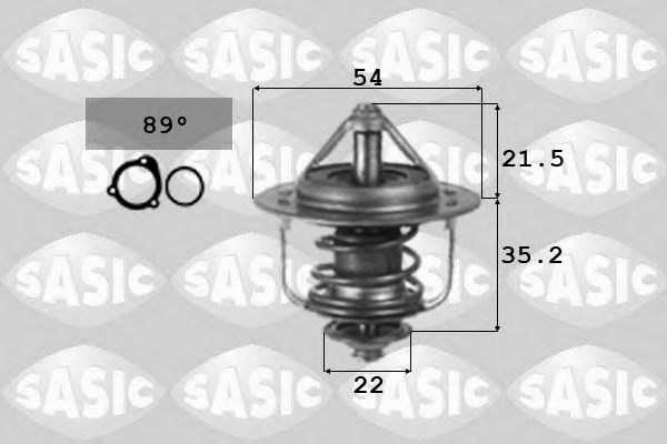 3306045 SASIC Cooling System Thermostat, coolant