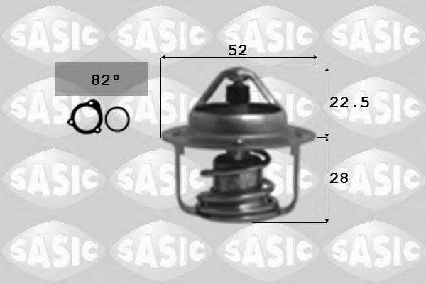3306062 SASIC Cooling System Thermostat, coolant