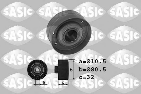 1704004 SASIC Belt Drive Deflection/Guide Pulley, timing belt
